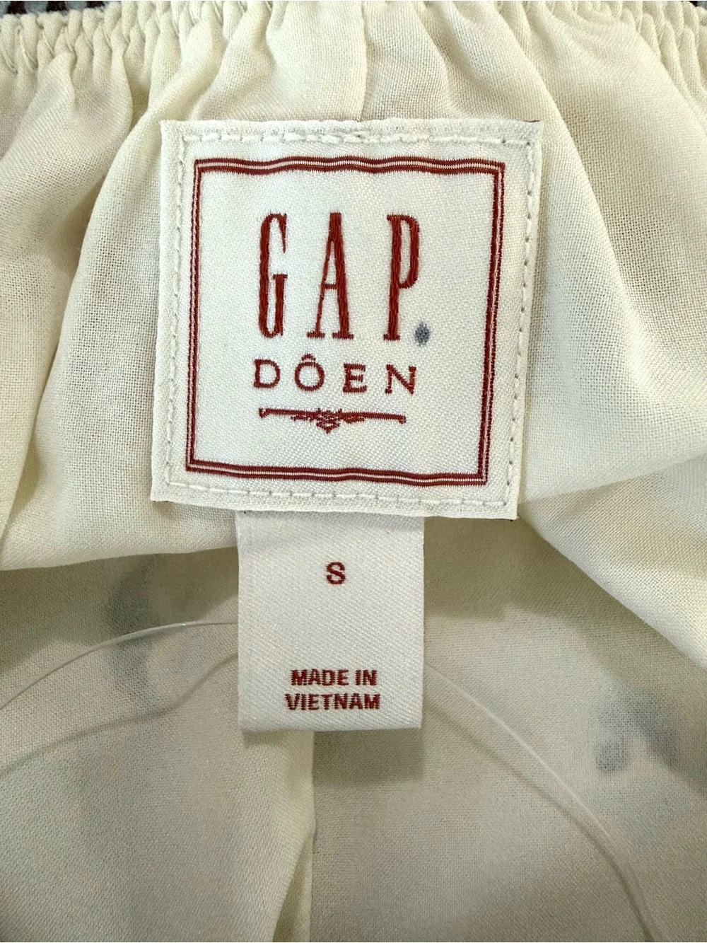 GAP x DOEN Girls Cream Floral Skater Skirt with Red, Yellow & Blue Blooms